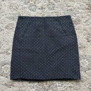 Loft Mini polka dot skirt